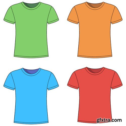 Stock Vectors - T-shirt 5, 25xEPS