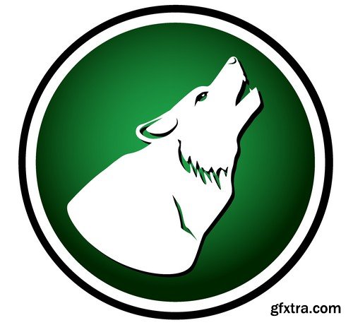 Stock Vectors - Wolf 2, 25xEPS