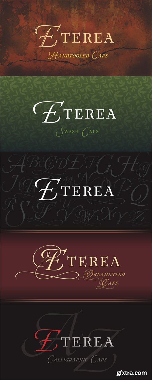 Eterea Font Family - 12 Fonts for $200