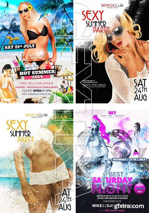 VectorCity Sexy Summer Party Pack 1