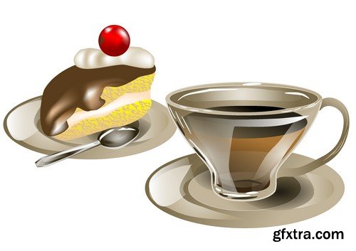 Stock Vectors - Tea 2, 25xEPS