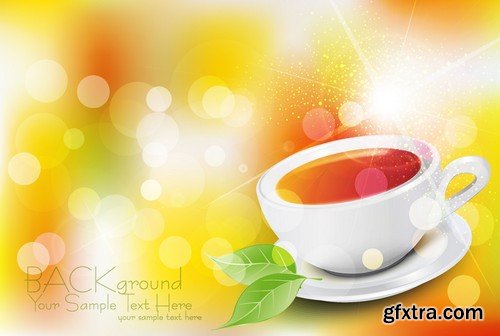 Stock Vectors - Tea 2, 25xEPS