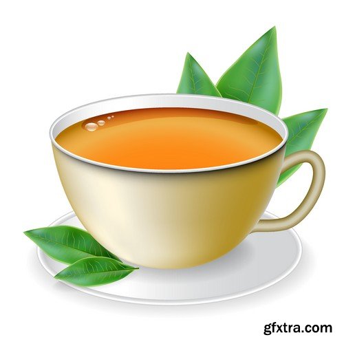 Stock Vectors - Tea 2, 25xEPS