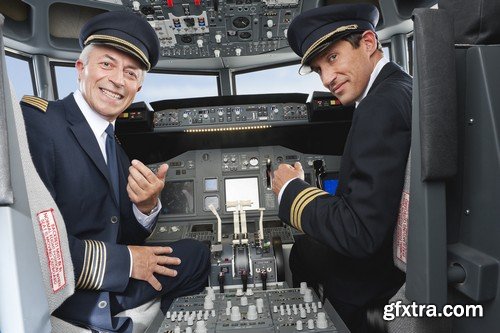 Stock Photos - Pilot, 25xJPG