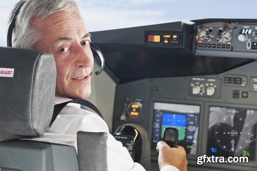 Stock Photos - Pilot, 25xJPG