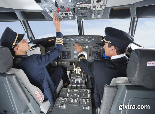 Stock Photos - Pilot, 25xJPG