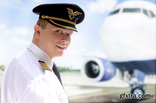 Stock Photos - Pilot, 25xJPG