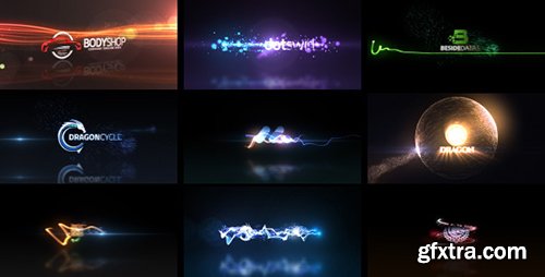 Videohive Quick Logo Sting Pack 04: Glowing Particles 7489265