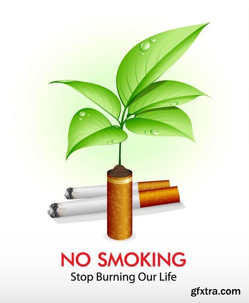 Stock Vectors - No Smoking, 25xEPS