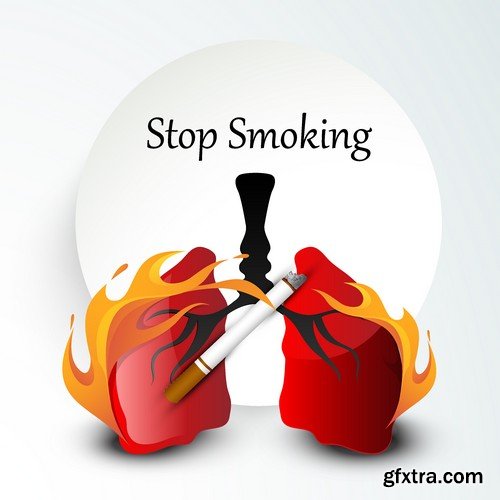 Stock Vectors - No Smoking, 25xEPS