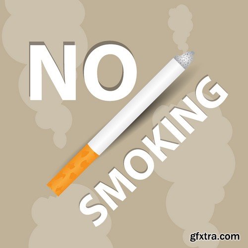 Stock Vectors - No Smoking, 25xEPS