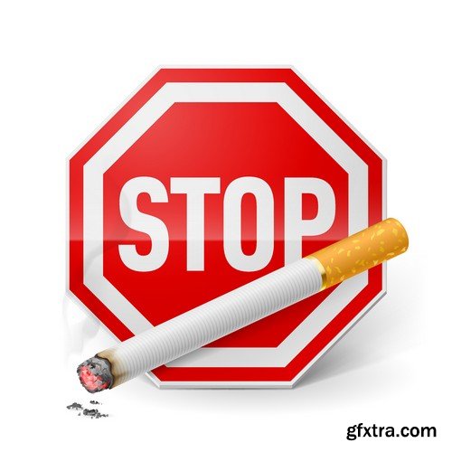 Stock Vectors - No Smoking, 25xEPS