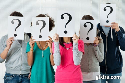 Stock Photos - Question, 25xJPG