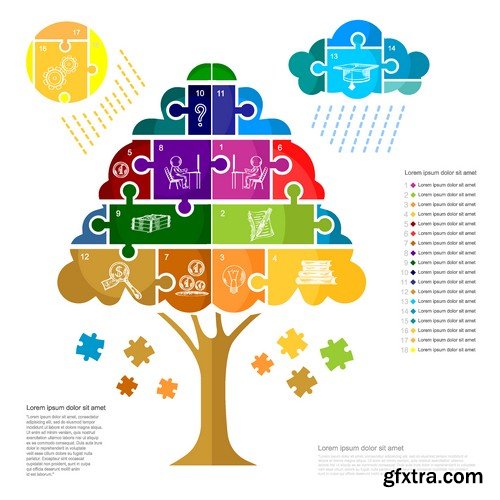 Stock Vectors - Infographics element 5, 25xEPS