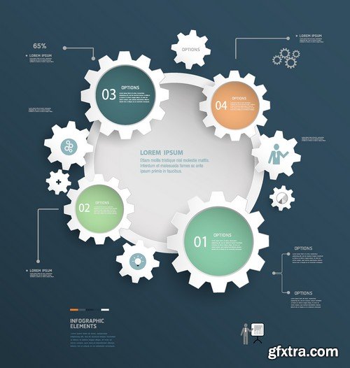 Stock Vectors - Infographics element 5, 25xEPS