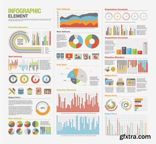 Stock Vectors - Infographics element 5, 25xEPS