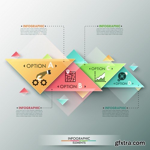 Stock Vectors - Infographics element 5, 25xEPS