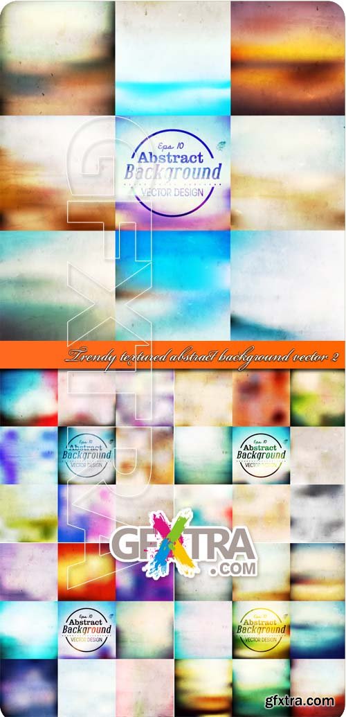 Trendy textured abstract background vector 2