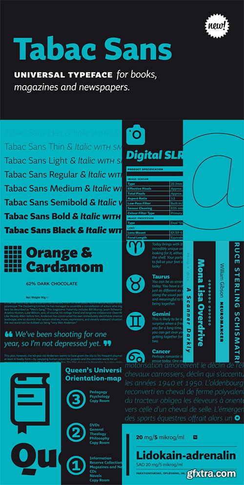 Tabac Font Family - 48 Fonts $3600