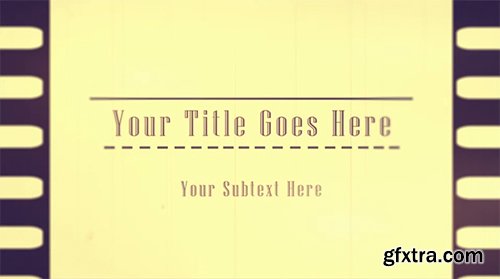 Vintage Film Slide After Effects Template