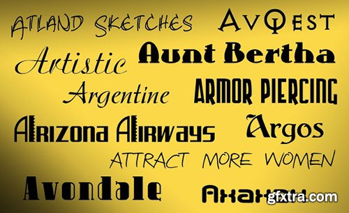 The Ultimate Font Collection 10,000+ Commercial Use Fonts