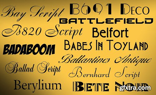 The Ultimate Font Collection 10,000+ Commercial Use Fonts