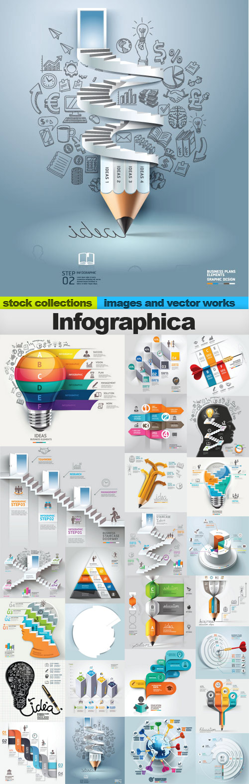 Infographica,25x EPS