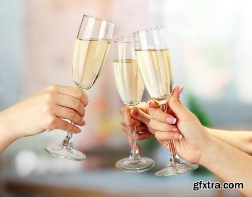 Stock Photos - Champagne, 25xJPG