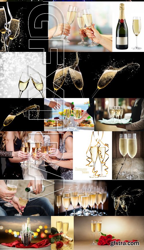 Stock Photos - Champagne, 25xJPG