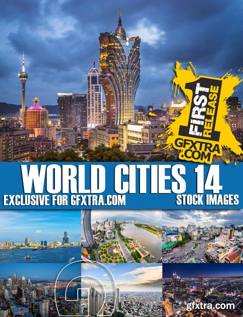 Stock Photos - World Cities 14, 25xJPG