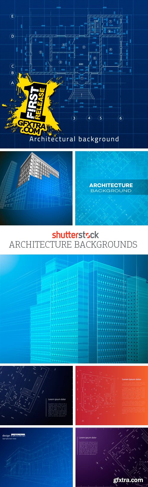 Amazing SS - Architecture Backgrounds, 25xEPS