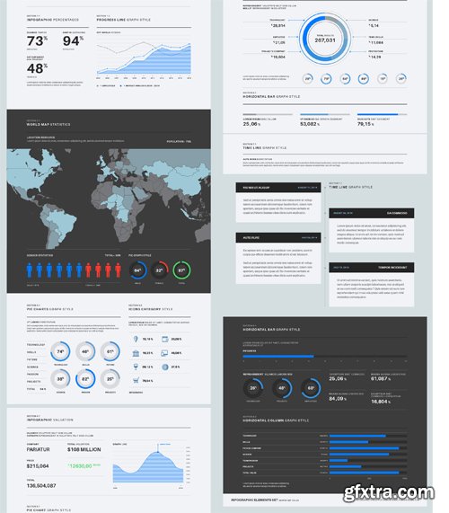 Infographic Vector Elements Vol 5