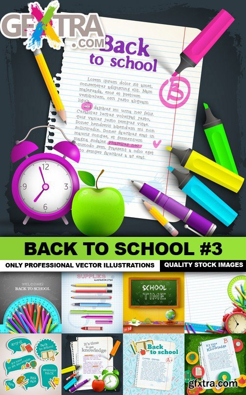 Back To School #3 - 25 Vector