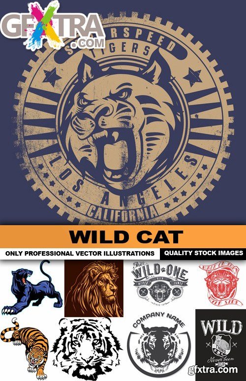 Wild Cat - 25 Vector