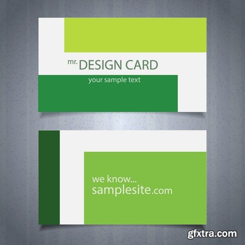 Stock Vectors - Business Card Template 5, 25xEPS