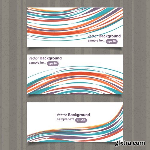 Stock Vectors - Business Card Template 5, 25xEPS