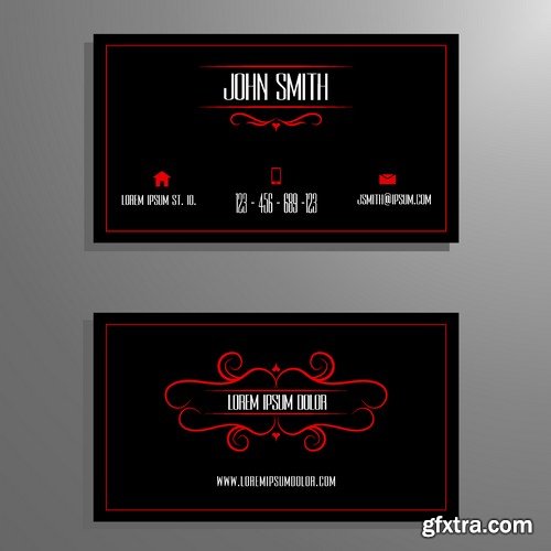 Stock Vectors - Business Card Template 5, 25xEPS