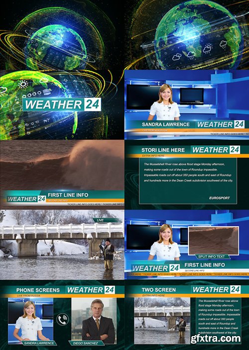 Videohive Broadcast Design News Package 7132979