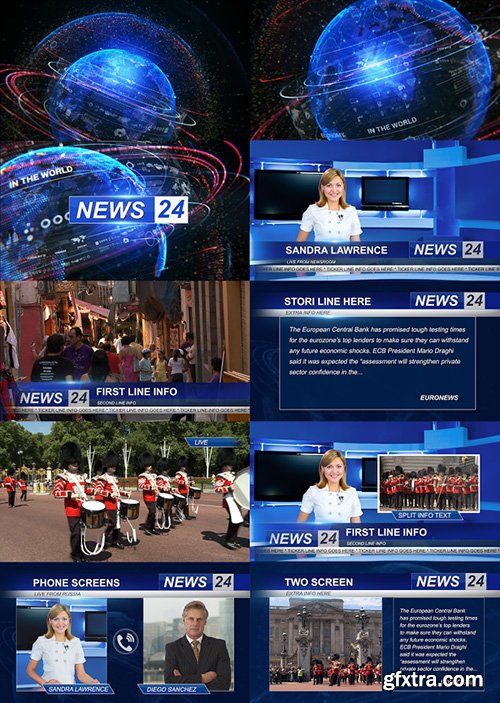 Videohive Broadcast Design News Package 7132979