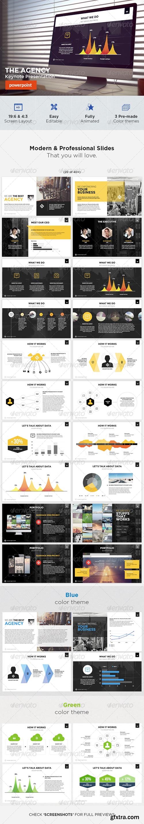 GraphicRiver The Agency - Powerpoint Template 8004257