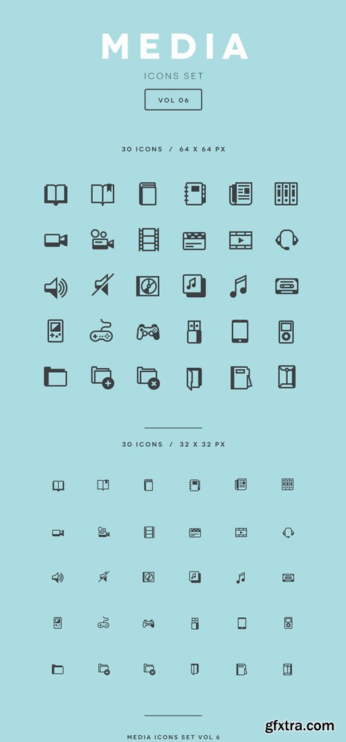 Media Icon Set Vol 6