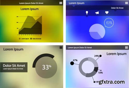 Flat UI Design - 25x EPS