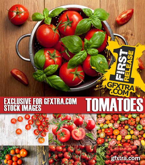 Stock Photos - Tomatoes, 25xJPG