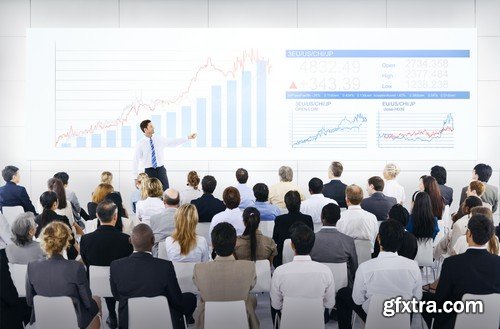 Stock Photos - Speaker at Business Conference and Presentation, 25xJPG