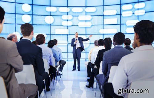 Stock Photos - Speaker at Business Conference and Presentation, 25xJPG