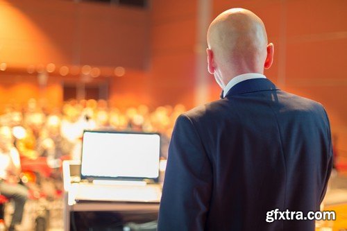 Stock Photos - Speaker at Business Conference and Presentation, 25xJPG