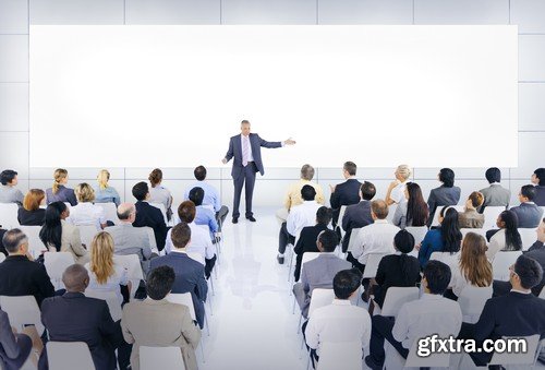 Stock Photos - Speaker at Business Conference and Presentation, 25xJPG