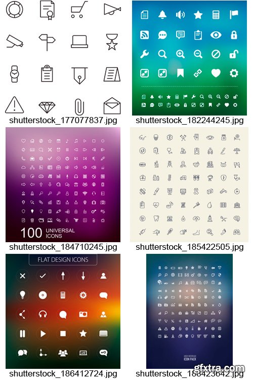 Amazing SS - Universal Icons 2, 25xEPS