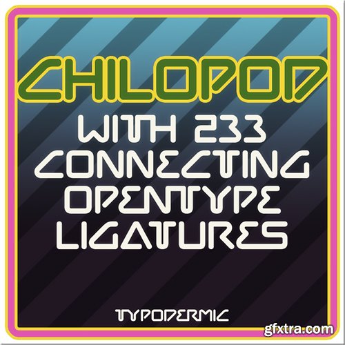 Chilopod Font - 1 Font $30