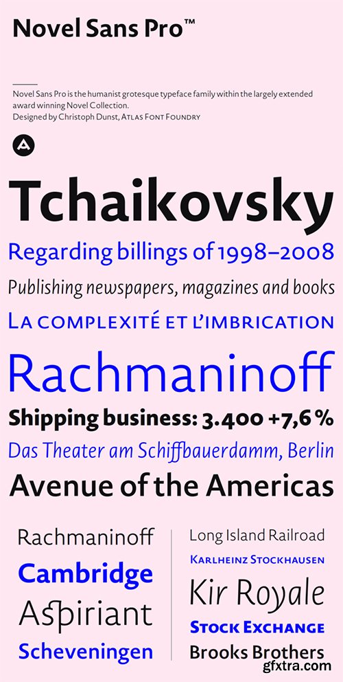 Novel Sans Pro Font Family - 11 Font $759